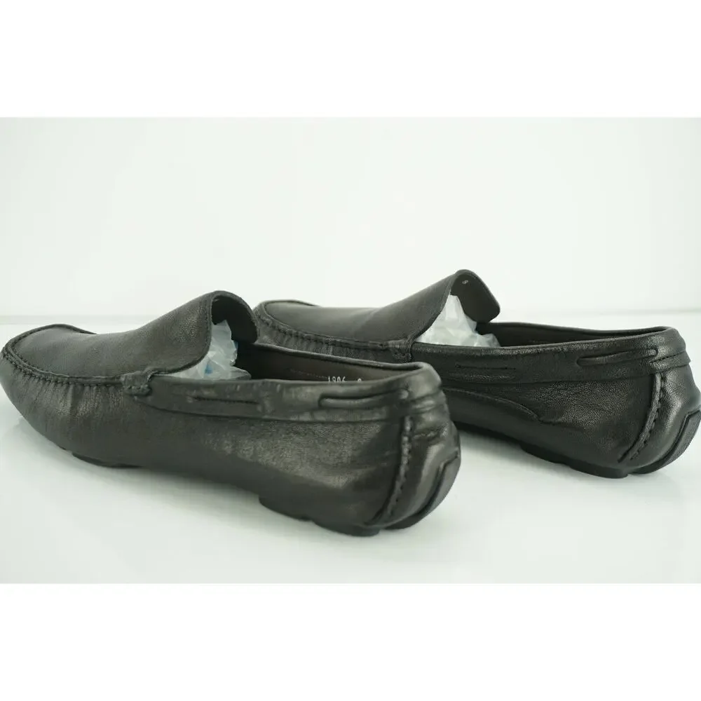 To Boot New York Men's Barkley Black Leather Driving Loafers